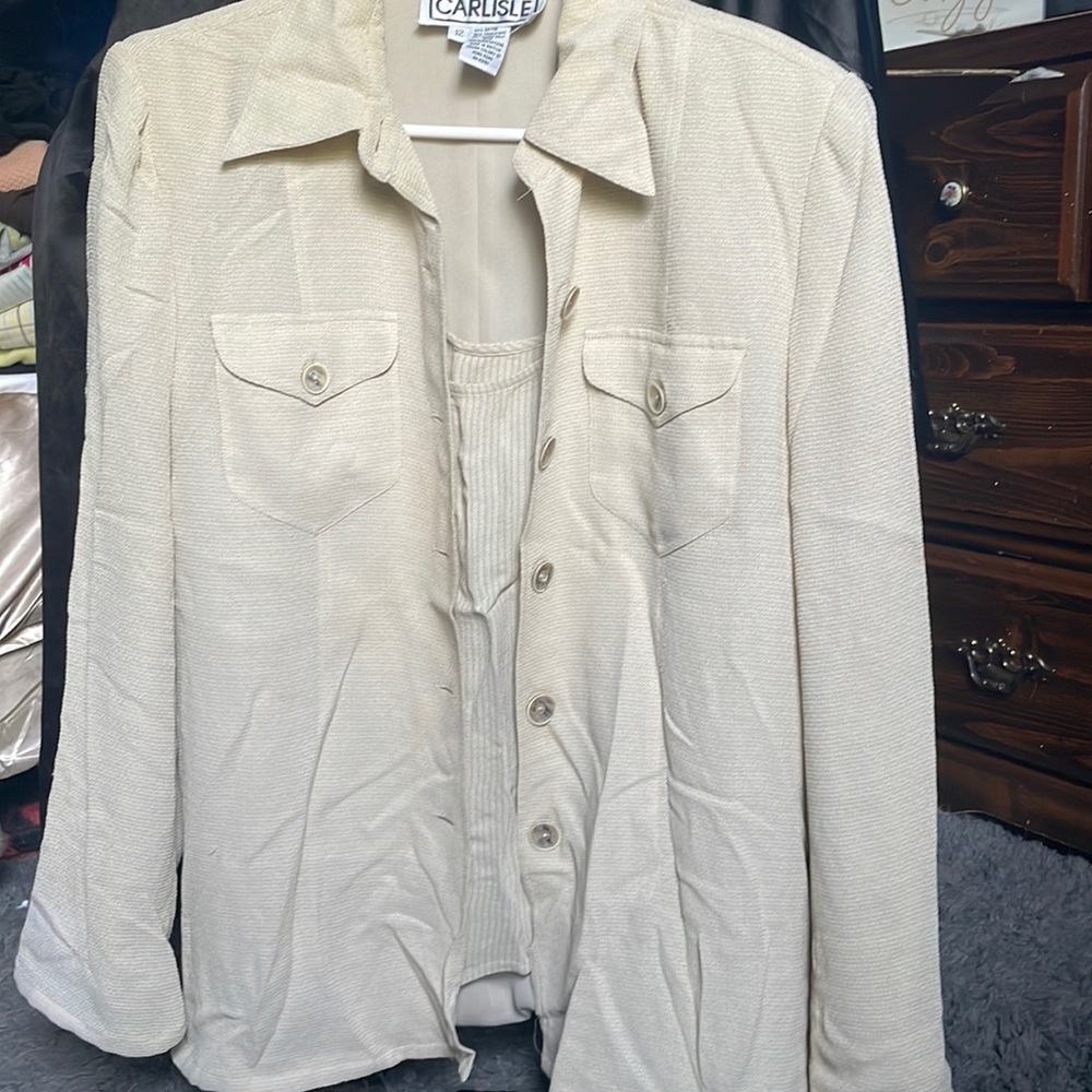 Matching Carlisle Blazer and tank top